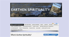 Desktop Screenshot of earthenspirituality.com